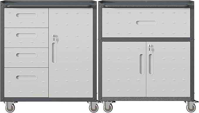 Metal Tool Cabinet, Garage Storage Cabinet System, Wall Cabinet & Locking by VIYET