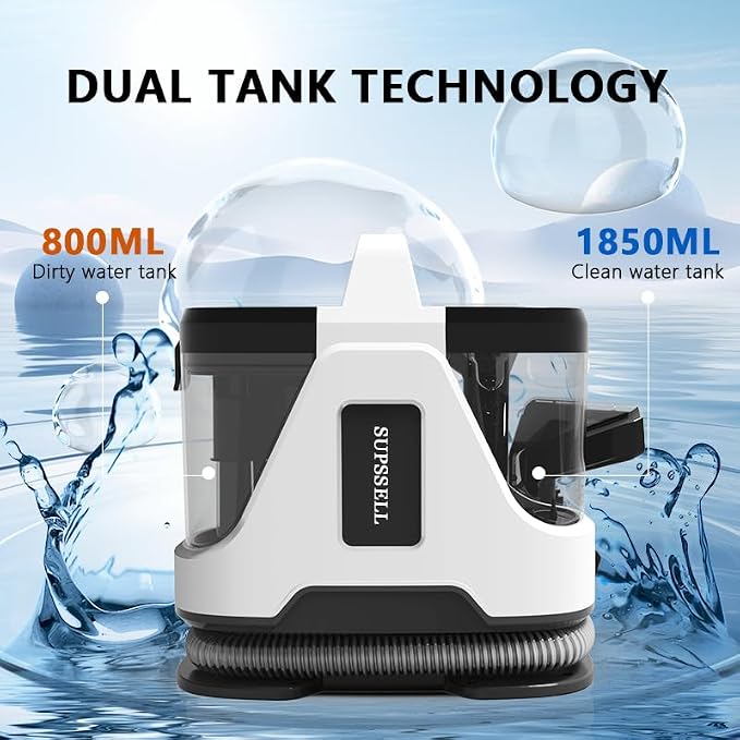 Carpet Spot Cleaner Machine, 16Kpa Portable Deep Cleaner - Image 6