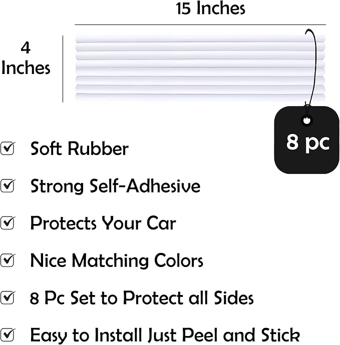 Rubber Bond Garage Wall Protectors 8 Pack - Image 2