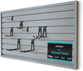 NeatiEase 2 x 4ft Slatwall Panel Wall Storage Systems, Slat Wall Paneling by NeatiEase