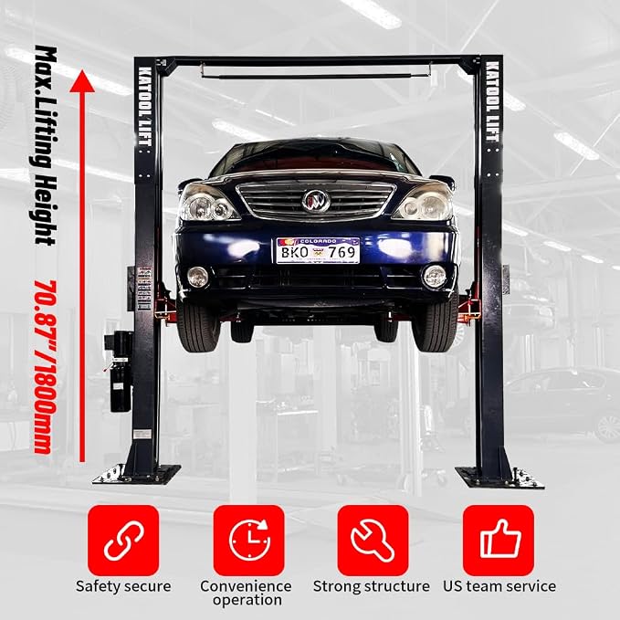 4.0HP 12000lbs Single Point Lock 2 Post Lift 220V AM120SD Car Lift Auto Lift - Image 5