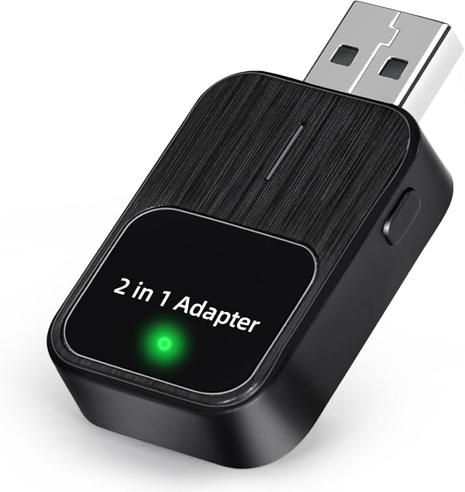 Wireless CarPlay Adapter for Apple, Android Auto Car Adapter 2025, 2in1 Mini by Avokadol