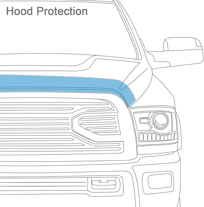 Auto Ventshade Carflector Hood Shield / Protector | Fits 1998 - Image 5