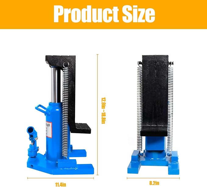 Hydraulic Toe Jack Lift, 10 Tons to 20 Tons, Stainless Steel Air Hydraulic Claw - Image 5