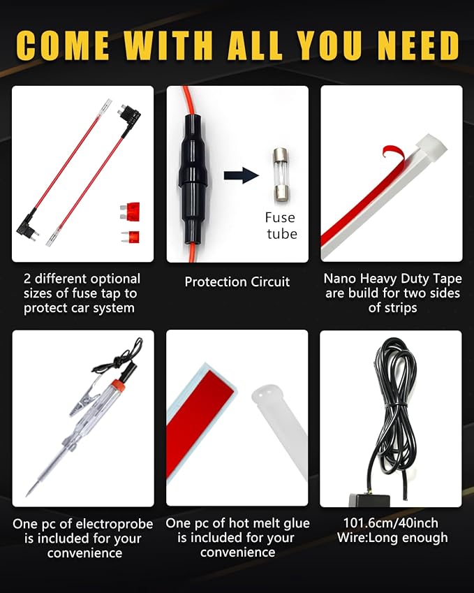 YM E-Bright Led Hood Light Strip Flexible Waterproof Dynamic Scan Start Up - Image 6