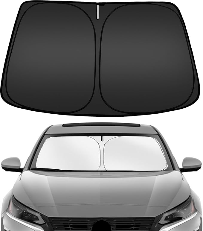 ARISMOTOR Windshield Sun Shade for Ni-ssan Armada 2017-2024, Custom Fit by ARISMOTOR