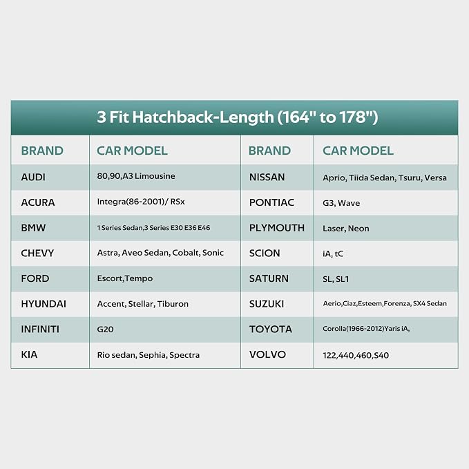 Hatchback Car Cover Waterproof All Weather - Image 5