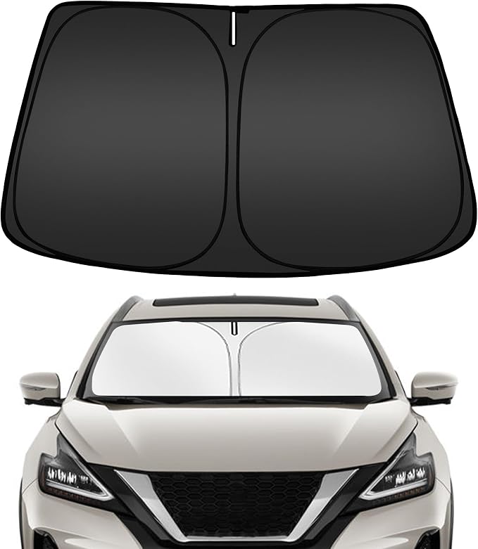 ARISMOTOR Windshield Sun Shade for N-issan Murano 2015-2024, Custom Fit by ARISMOTOR