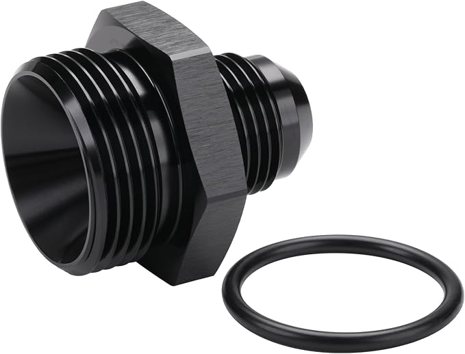 10AN Male Flare to 16AN ORB O-ring Boss Fuel Pump Rail Adapter Fitting Aluminum - Image 5