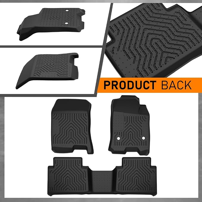 G-PLUS Floor Mats Fit for Chevy Colorado/GMC Canyon Crew Cab 2023 2024 2025 - Image 8