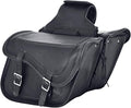 Dream Apparel Naked Cowhide Leather Motorcycle Saddle Bags Studded Throw Over by DreamApparel