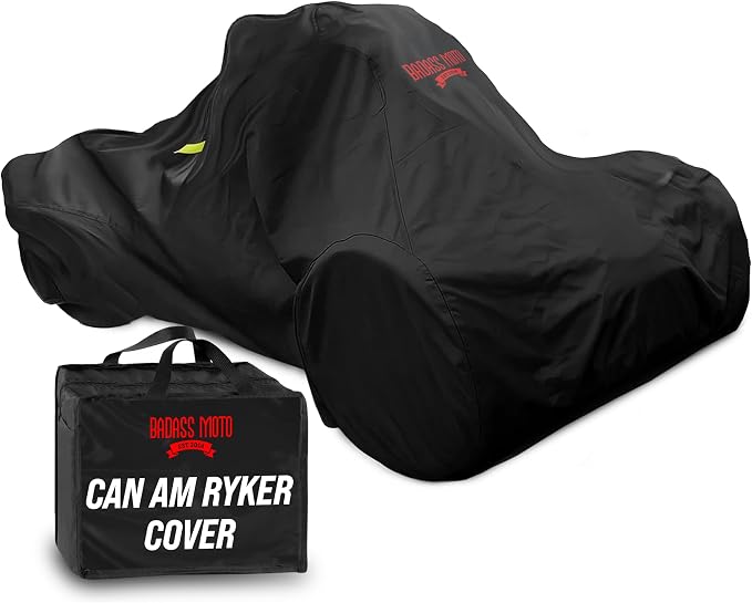 Badass Moto Can Am Ryker Cover Fits 600/900 Rally Sport Trike Three Wheeler. by BadassMoto-PowersportsGear