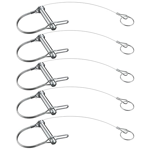 5Pcs Trailer Coupler Pin 5/16x 1-3/4（WxL） Prevents Loss Trailer Hitch Locking by HILILON