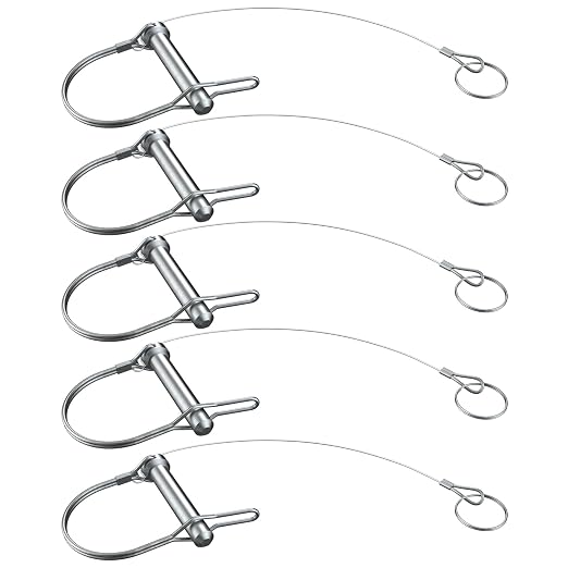 Trailer Coupler Pin 5/16" x 2-3/4" Trailer Pins Prevents Loss by HILILON