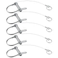 Trailer Coupler Pin 5/16" x 2-3/4" Trailer Pins Prevents Loss by HILILON