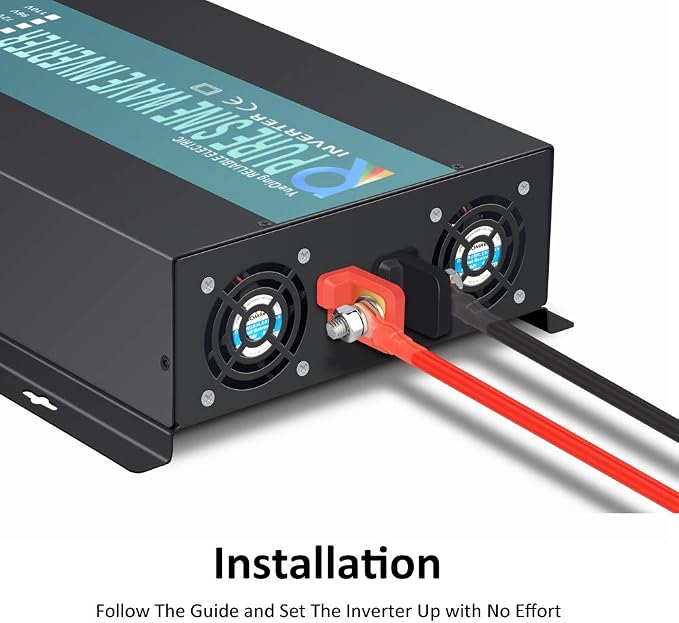WZRELB 3000W 12V Pure Sine Wave Solar Power Inverter DC AC Converter - Image 4