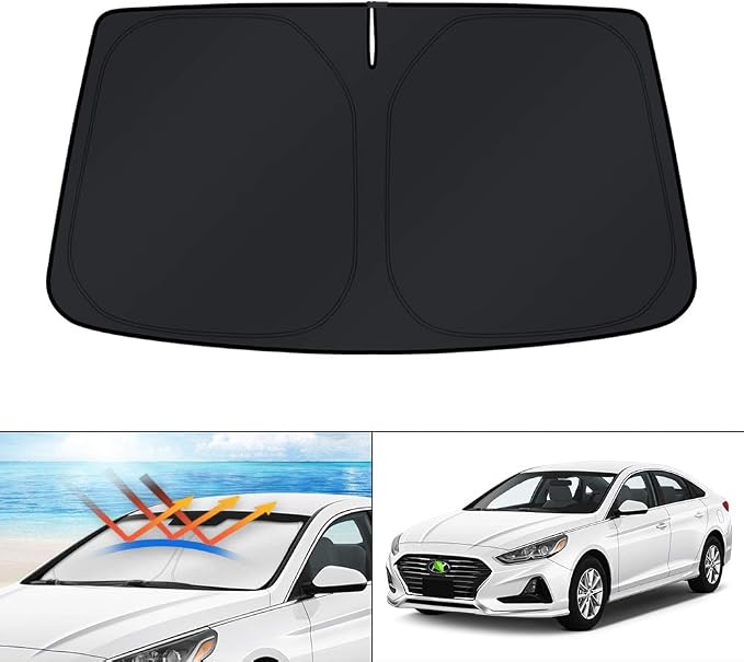 KUST Windshield Sun Shade for 2015 2016 2017 2018 2019 Hyundai Sonata Sedan by KUST