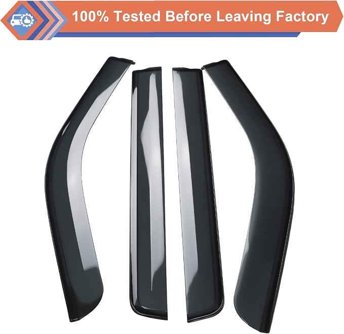 ZONFANT Window Rain Guards, Side Window Deflectors, Sun Visor Rain Vent Window - Image 4