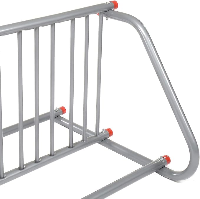 Global Industrial 59-3/4"L Grid Bike Rack, Double Sided, Powder Coated Steel - Image 9