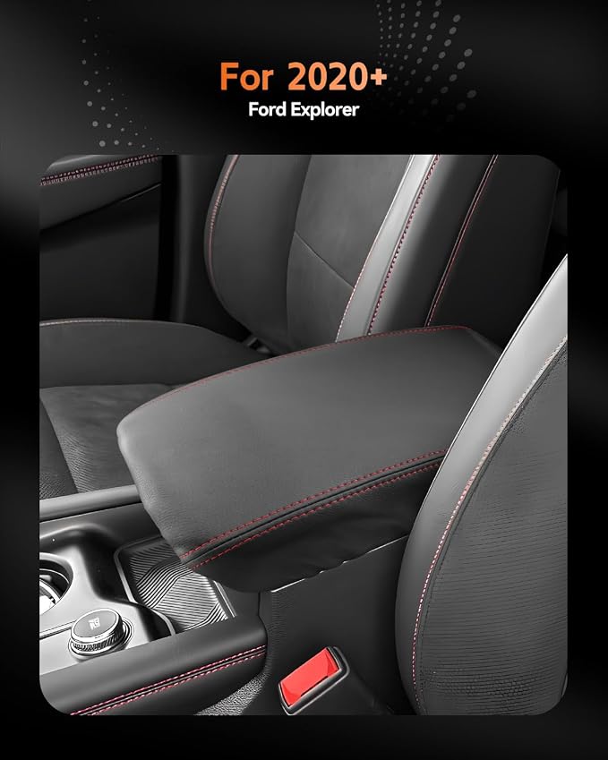 CDEFG for 2025 Ford Explorer Center Console Cover Armrest Box Cover for - Image 2