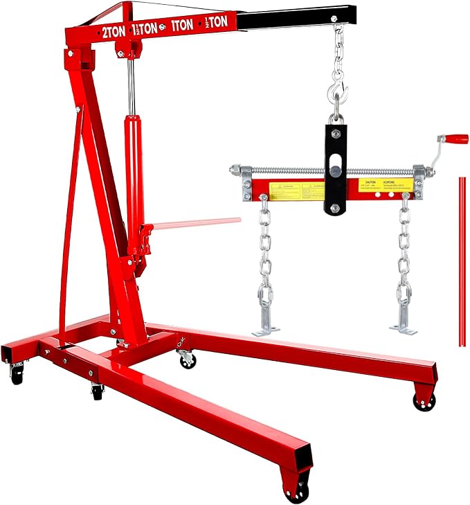 ​​Engine Lift, 2 Ton Engine Hoist Cherry Picker - Image 2