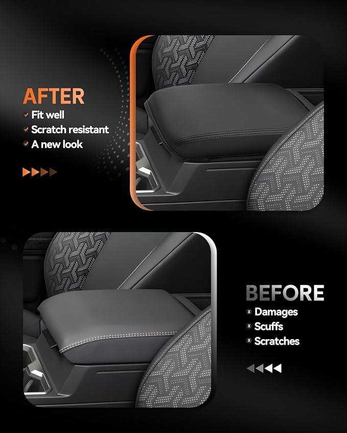 CDEFG for 2024 2025 Toyota Tacoma Center Console Cover Armrest Box Cover for - Image 3