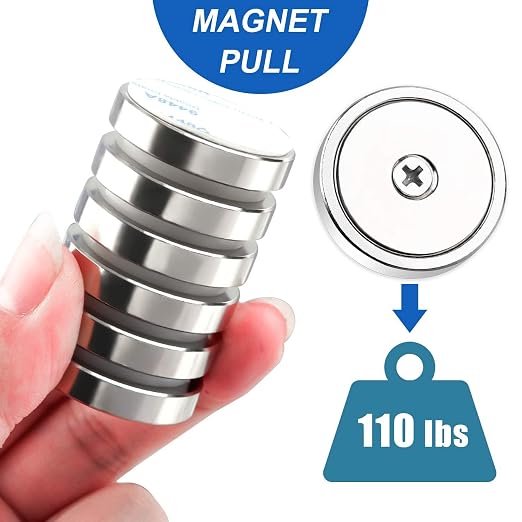LOVIMAG Neodymium Cup Magnets, 110LBS Holding Force Strong Rare Earth Magnets - Image 4