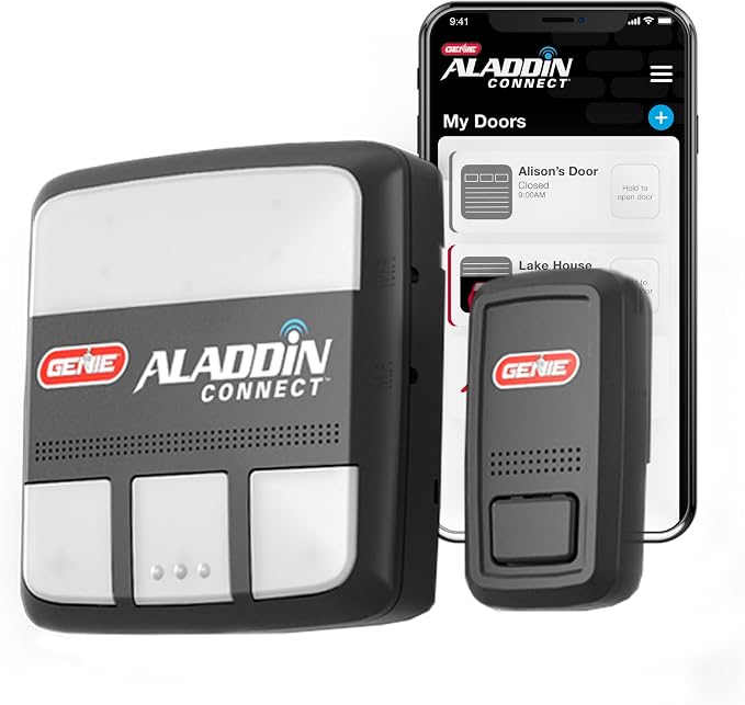 Genie Aladdin Connect Smartphone Garage Door Opener – Monitor, Open & Close by GENIE