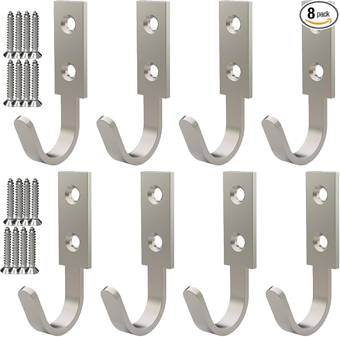Hooks for Hanging Stainless Steel Heavy Duty Coat Hook Wall Hooks Robe Hanger by Aufuga