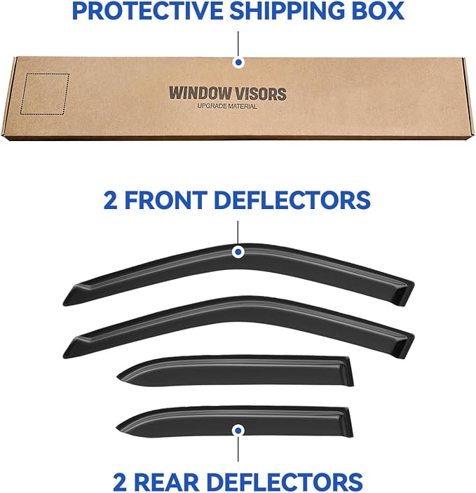 Window Visors Rain Guards Shield - Image 5