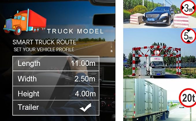 GPS Navigator for Car Truck RV, Latest 2025 Map, 9 inch Touch Screen Real Voice - Image 7
