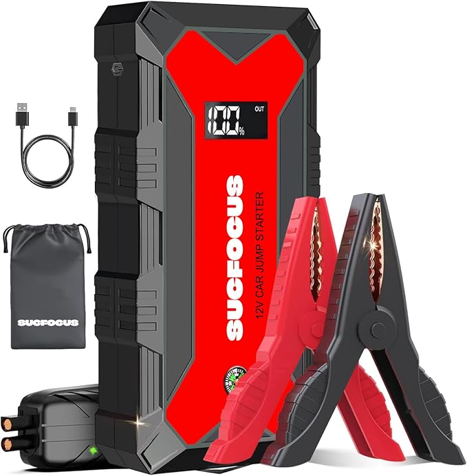 Car Battery Jump Starter, 2500A Battery Jumper Starter Portable, Jump Box by SUCFOCUS