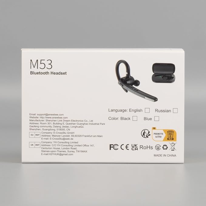 New bee Bluetooth Headset, 72H Talktime Wireless Bluetooth Earpiece - Image 11