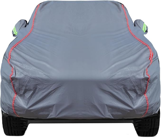 Breathable New Material, Waterproof Car Cover, Locks and Zipper Doors, by QUYDDC