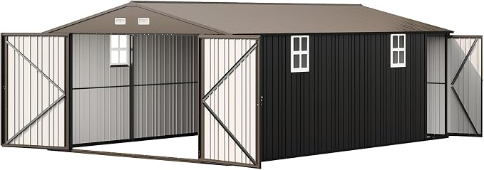 Jocisland 13.2x20.7x8.4 FT Heavy Duty Carport, Metal carport - Image 8
