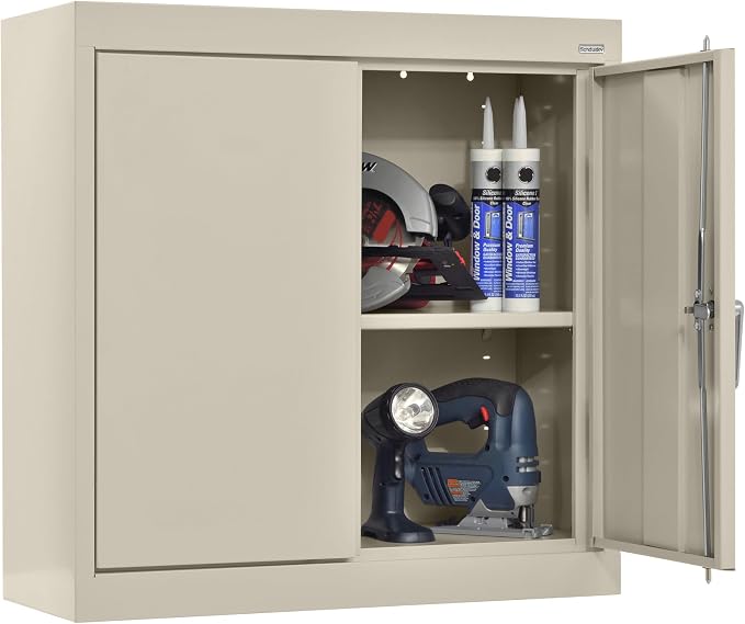 Sandusky Lee WA11301226-07 Wall-Mount Metal Storage Cabinet - Image 5