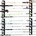 Fishing Rod Rack Pole Wall or Ceiling Storage Holder Hook Keeper Display Hanger by HangEase