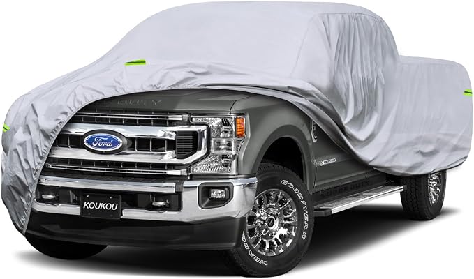 KouKou Large Truck Cover Waterproof All Weather, 6 Layers Full Pickup Cover by focusonqualityservicehear