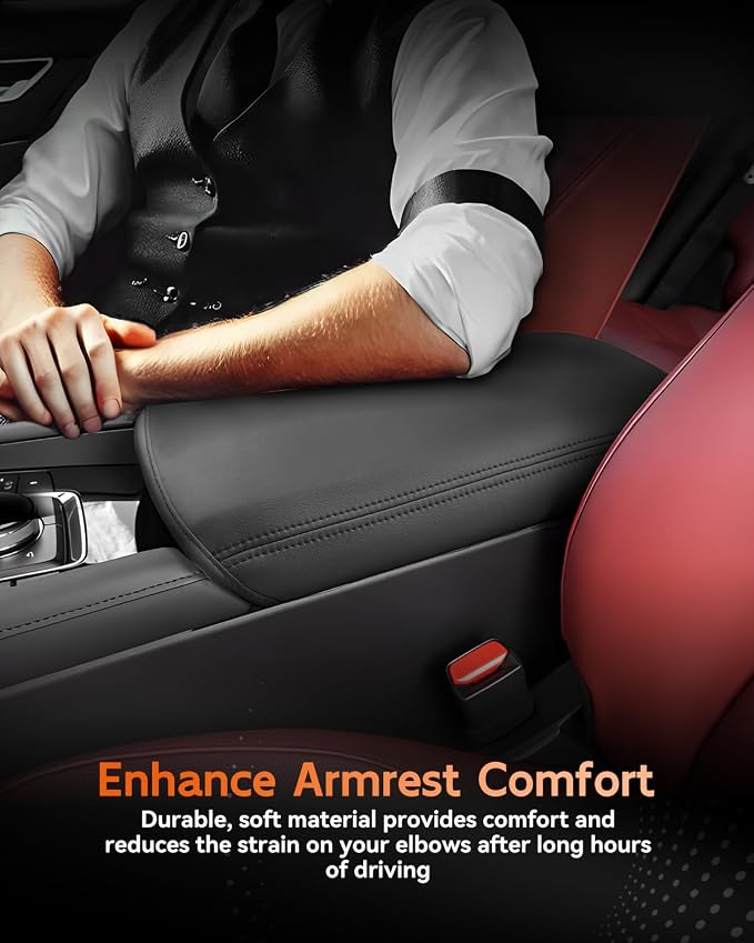 CDEFG for Mazda3 2019-2025 Center Console Cover Armrest Cover for Mazda Mazda3 - Image 5