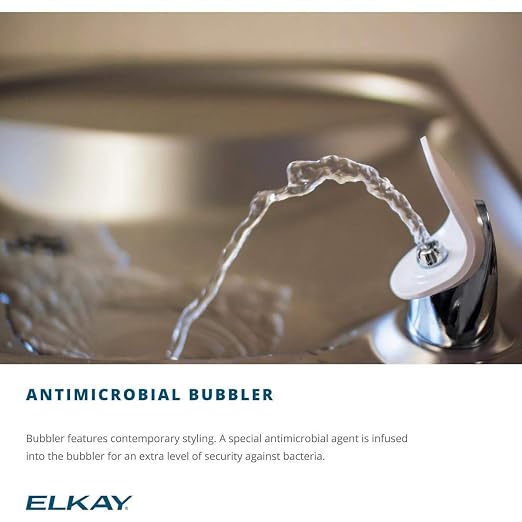 Elkay Cooler Wall Mount ADA Non-Filtered Non-Refrigerated Light Gray Granite - Image 5
