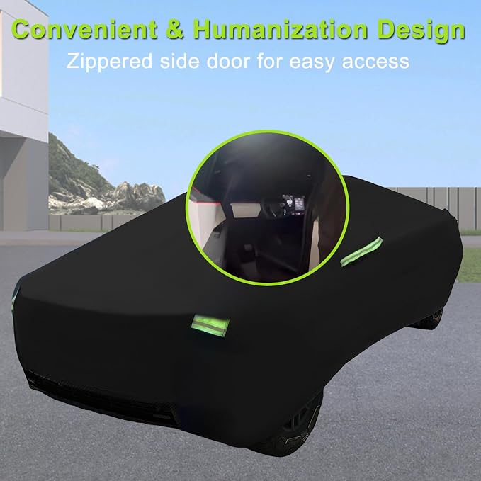 Truck Cover Custom Fit for Tesla Cybertruck, Waterproof All Weather Lightweight - Image 3