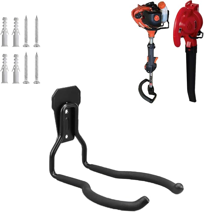 Garden Power Tool Hanger, Garage Wall Hooks, Weedeater Rack, String Trimmer by Juformin