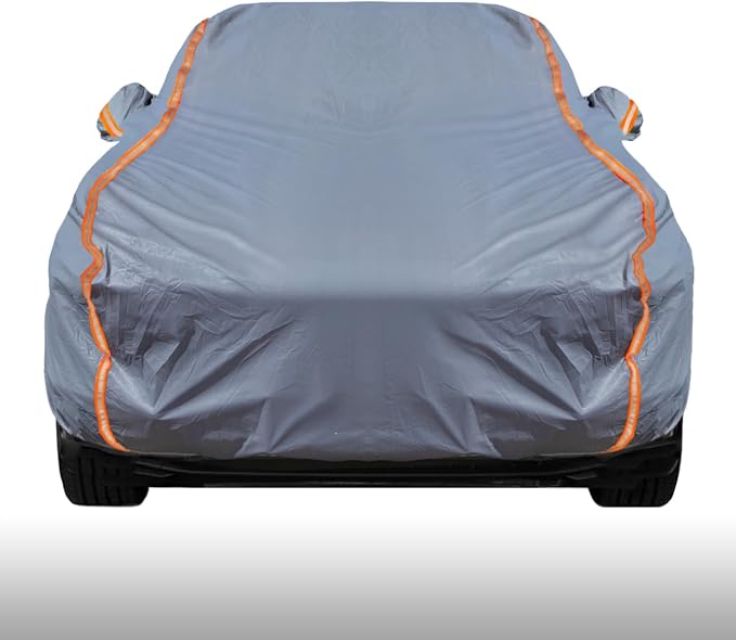 KEYOOG Universal Waterproof Heavy Weight Full Car Covers, Fit Sedan, All Weather by KEYOOG