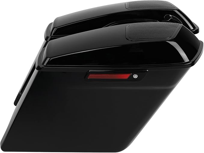 XFMT Motorcycle 5" Stretched Hard Saddlebags W/ 6 x 9 Inches Speaker Lids - Image 2