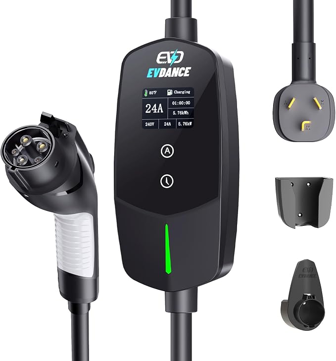 Level 2 EV Charger 24Amp 240V by EVDANCE