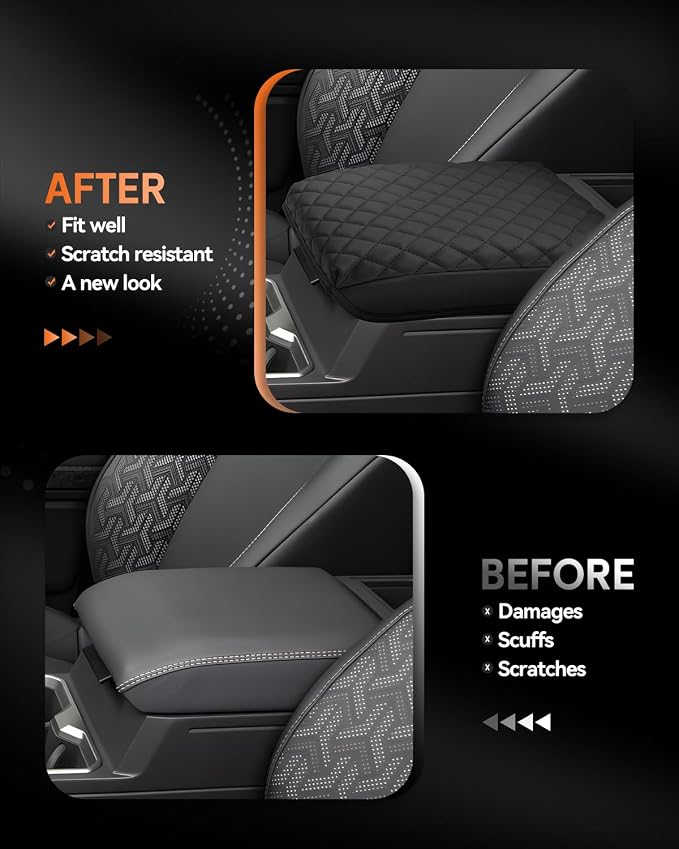 CDEFG for 2024 2025 Toyota Tacoma Center Console Cover Armrest Box Cover for - Image 3