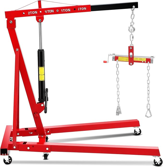 2 Ton Hydraulic Engine Hoist by GlowSol