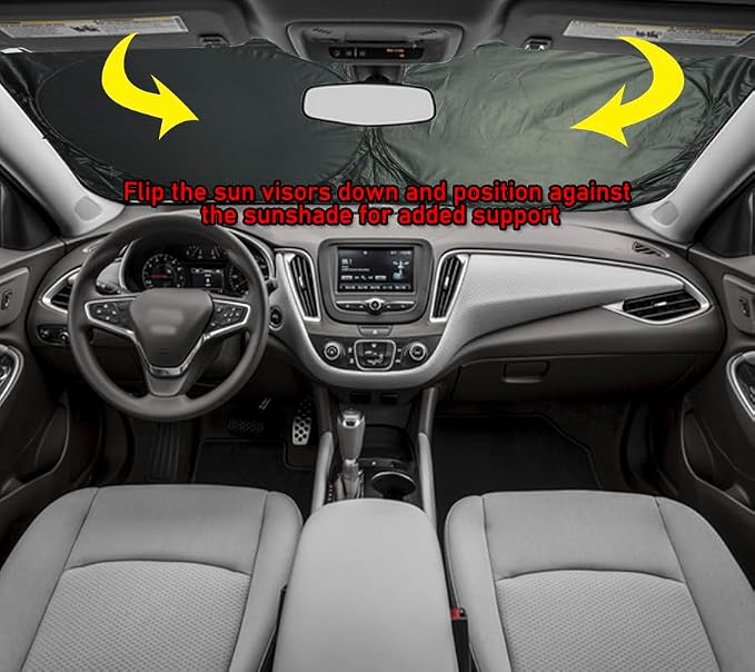 Gven Windshield Shade, Car Sun Shade - Image 6