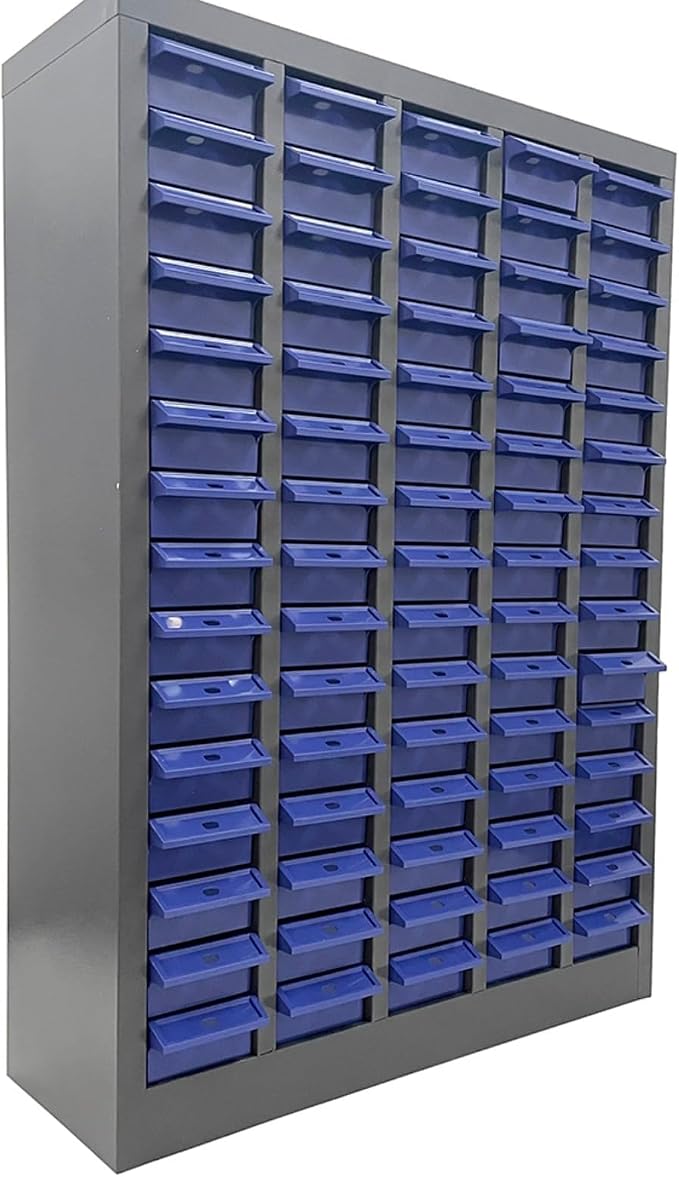Parts Cabinet, 75 Drawers Tool Cabinet Without Door, Plastic Bolt and Nut Tool - Image 8