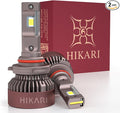 HIKARI 2025 Darkenex 9012 HIR2 LED Fog light, 40000LM Pure White 6000K LED Bulbs by HIKARI
